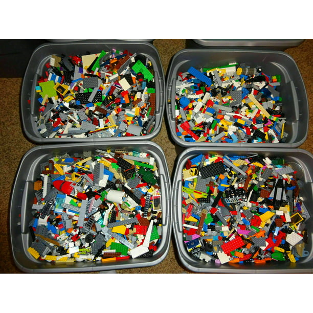 Lego 1-99 Pounds LBS Parts & Pieces HUGE BULK LOT bricks blocks pound city town 